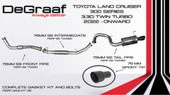 Toyota Land Cruiser 300 Series Diesel De Graaf Exhaust