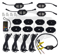 Full RGB LED Chasing Rock Lights