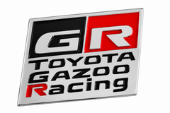 GR Toyota Gazoo Racing Badge Chrome