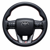 Toyota Hilux Full Leather Red Stitch GR Steering Wheel