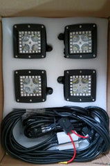 Full RGB LED Party Lights - 4 Pod Set