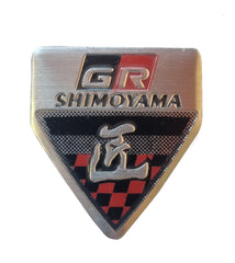GR SHIMOYAMA Badge Aluminium