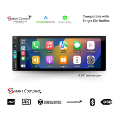SmartNavi SmartCompact Single Din Radio