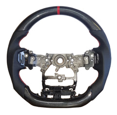 Toyota Hilux Travo Hydrodipped Carbon Sport Steering Wheel - RED