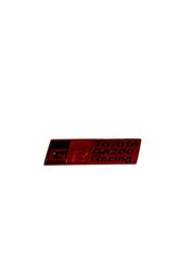 GR TOYOTA GAZOO RACING Badge Aluminium