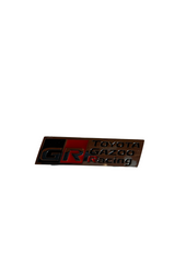 GR TOYOTA GAZOO RACING Badge Aluminium