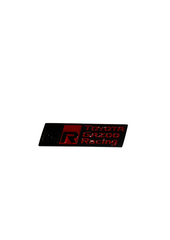GR TOYOTA GAZOO RACING Badge Aluminium