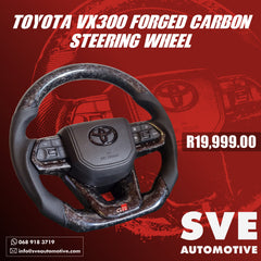 Toyota VX300 GR Forged Carbon Leather Steering Wheel