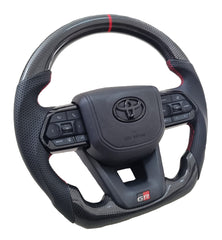 Toyota VX300 GR Sport Full Carbon Red Stitch Steering Wheel