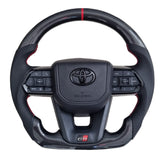 Toyota VX300 GR Sport Full Carbon Red Stitch Steering Wheel