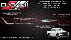 Ford Ranger next Gen 2.0 Bi-Turbo De Graaf Exhaust