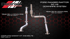 Ford Ranger Raptor 3.0 V6 Standard System New Generation 2023 De Graaf Exhaust
