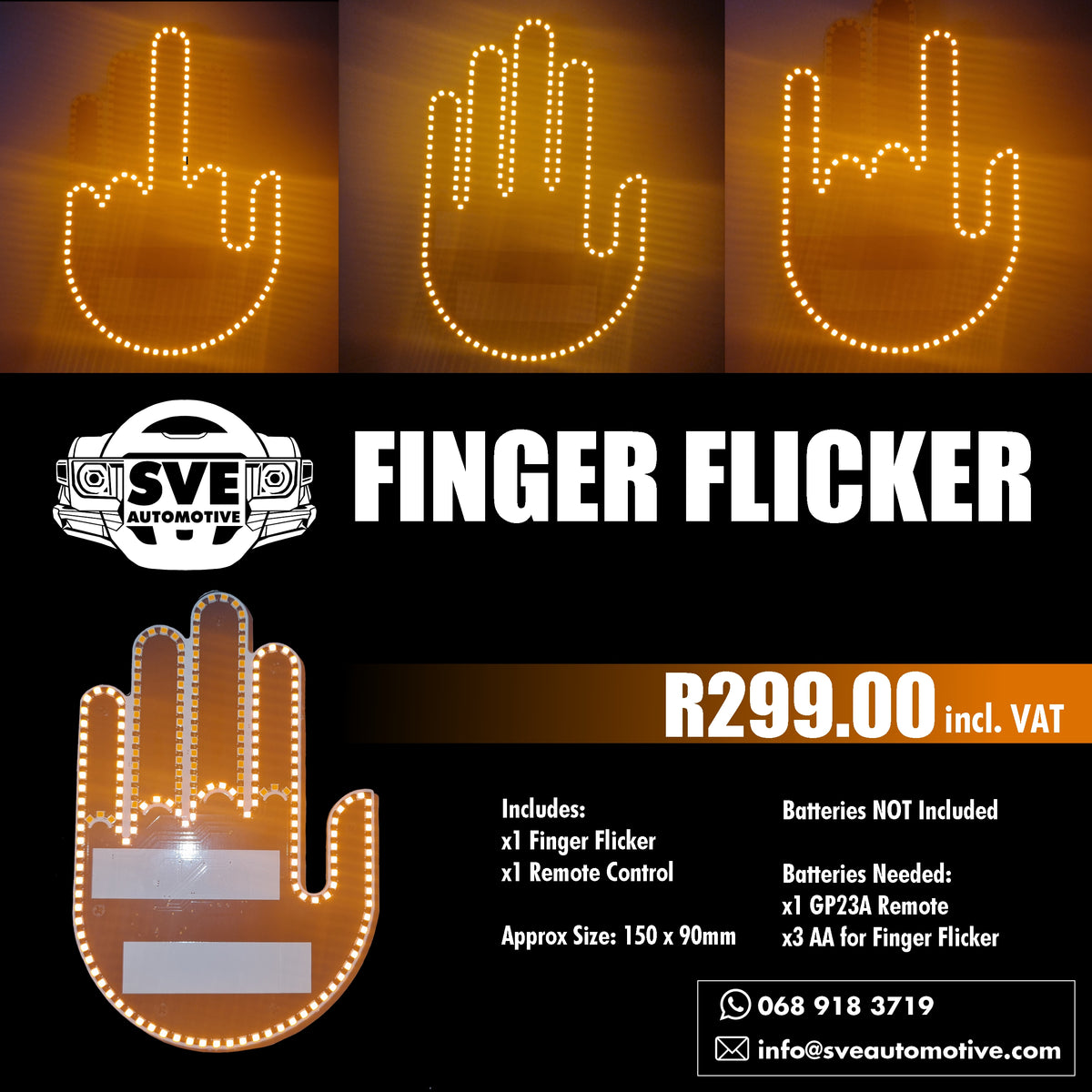 LED Finger Flicker