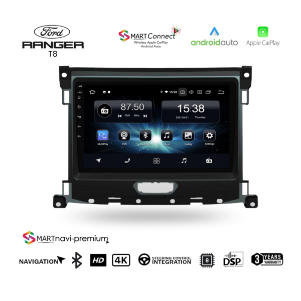 SmartNavi Premium Ford Ranger T8 Radio