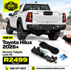 New Toyota Hilux 2026+ Remote Tailgate Lock Kit