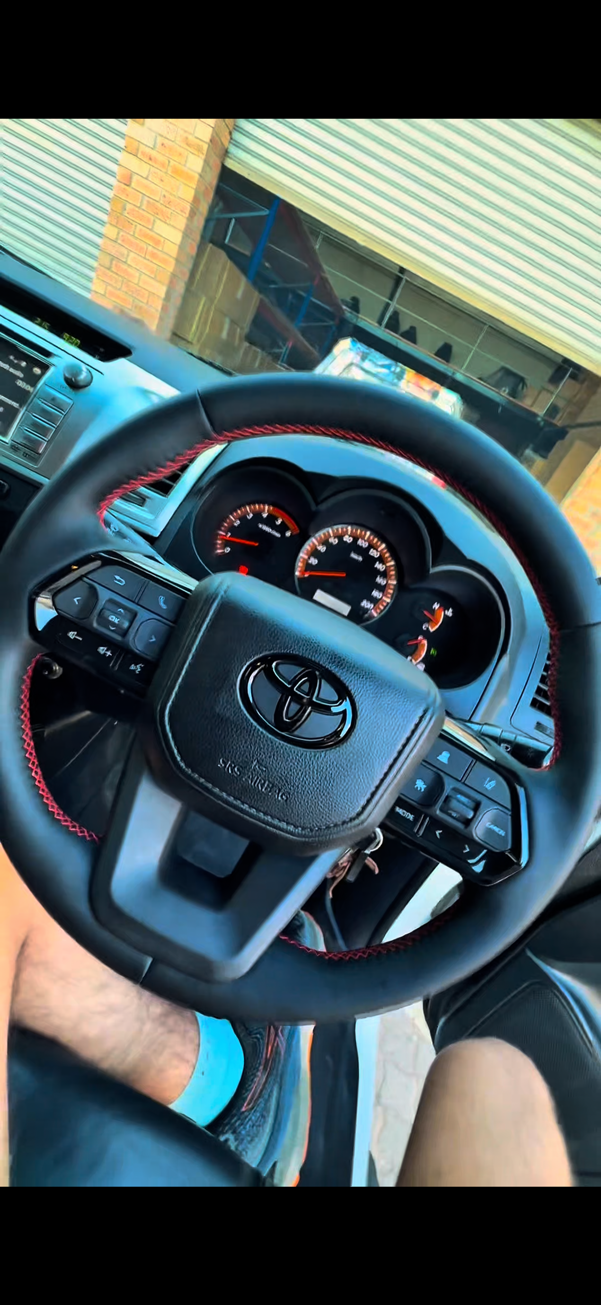 Toyota VX300 Leather Steering Wheel