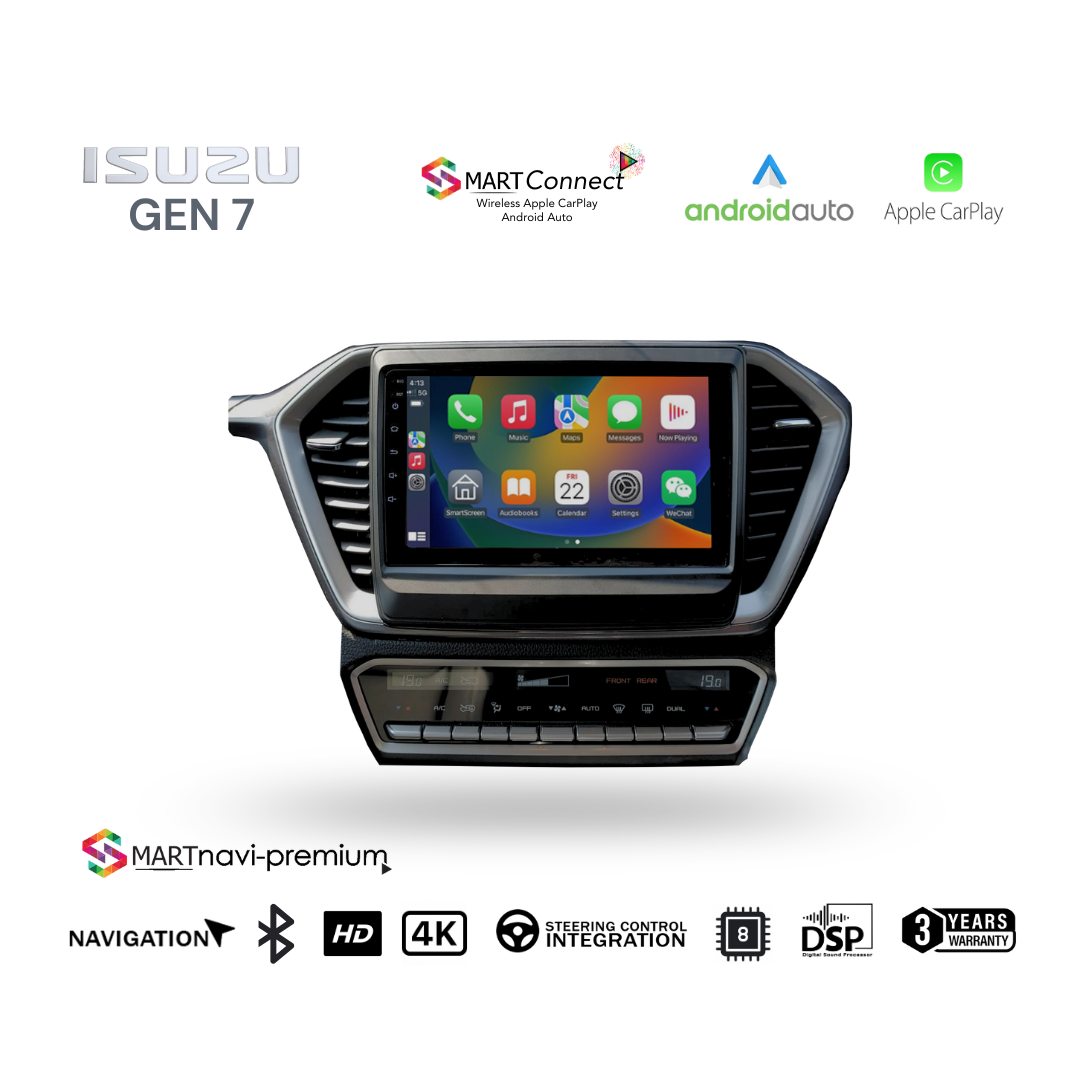 SmartNavi Premium Isuzu DMAX Gen 7 Radio