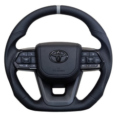 Toyota Steering Wheel Upgrade Silver Edition