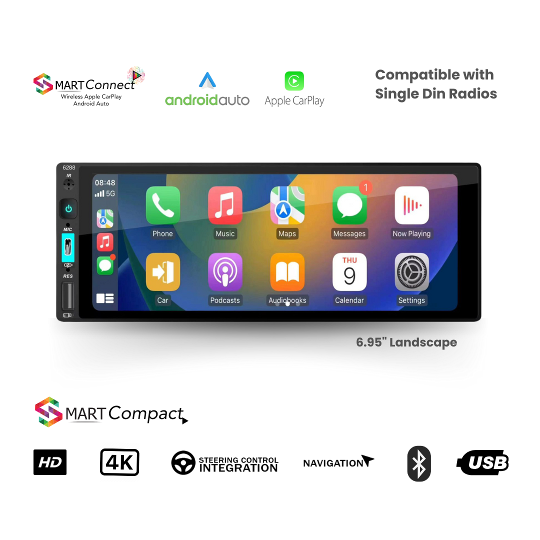 SmartNavi SmartCompact Single Din Radio