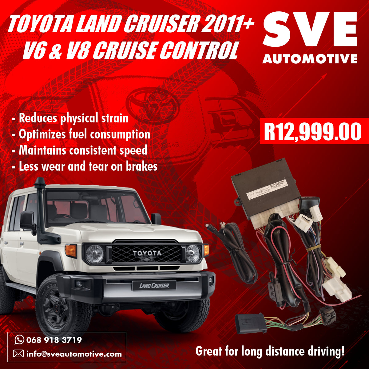 Toyota Land Cruiser 2011+ V6 & V8 Cruise Control