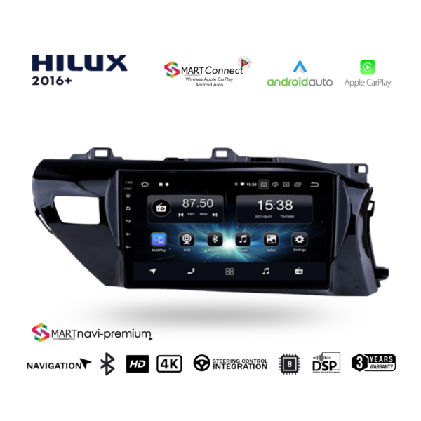 SmartNavi Premium Toyota Hilux 2016+ Radio