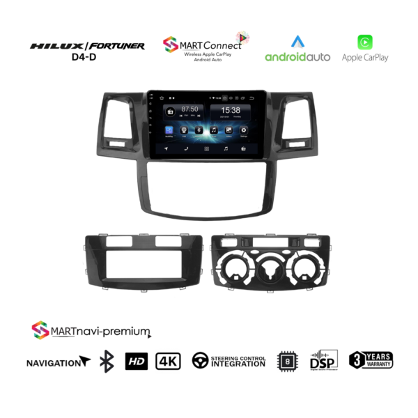 SmartNavi Premium Toyota Hilux/Fortuner  D4D Radio