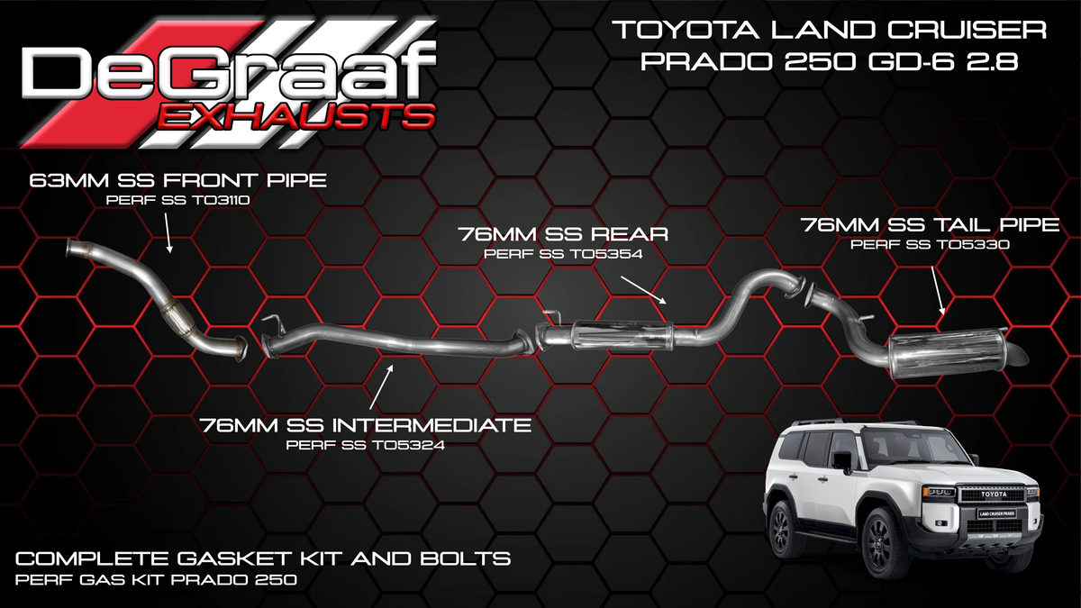 Land Cruiser Prado 250 2.8 De Graaf Exhaust