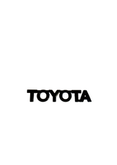 TOYOTA Badge Aluminium Black