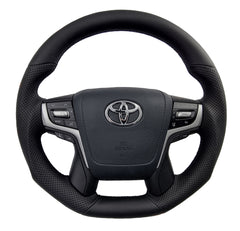 Toyota VX200 Perforated Black Leather Steering Wheel