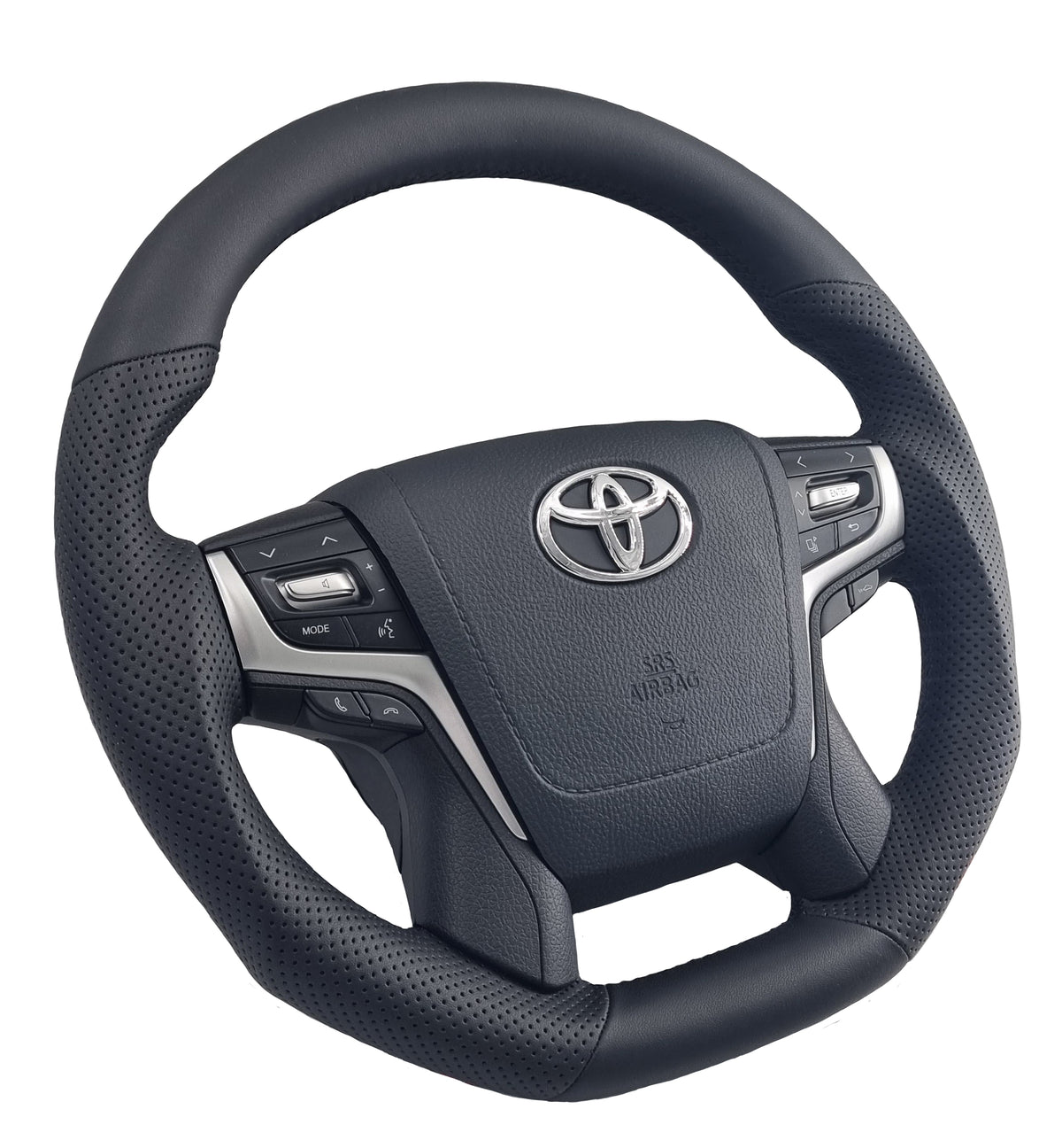 Toyota VX200 Perforated Black Leather Steering Wheel