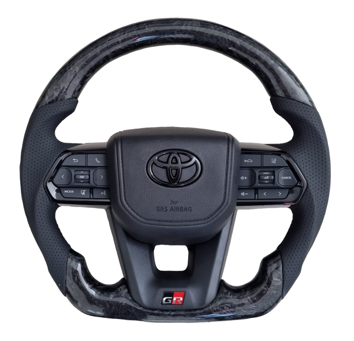 Toyota VX300 GR Forged Carbon Leather Steering Wheel