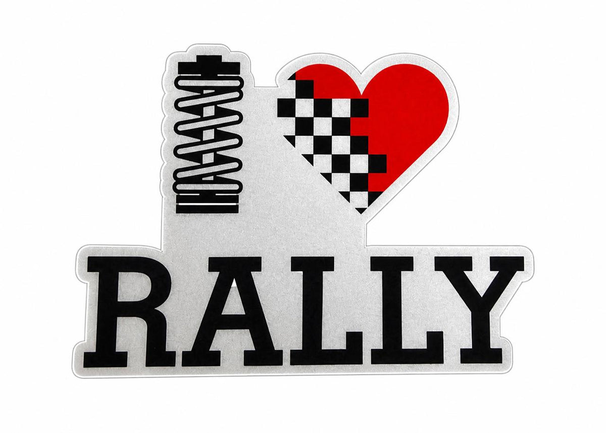 I LOVE RALLY Sticker