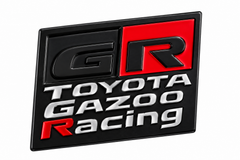 GR Toyota Gazoo Racing Badge Black