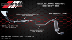 SUZUKI JIMNY 1300 16V DOHC - 3RD GENERATION (MINICAT) De Graaf Exhaust