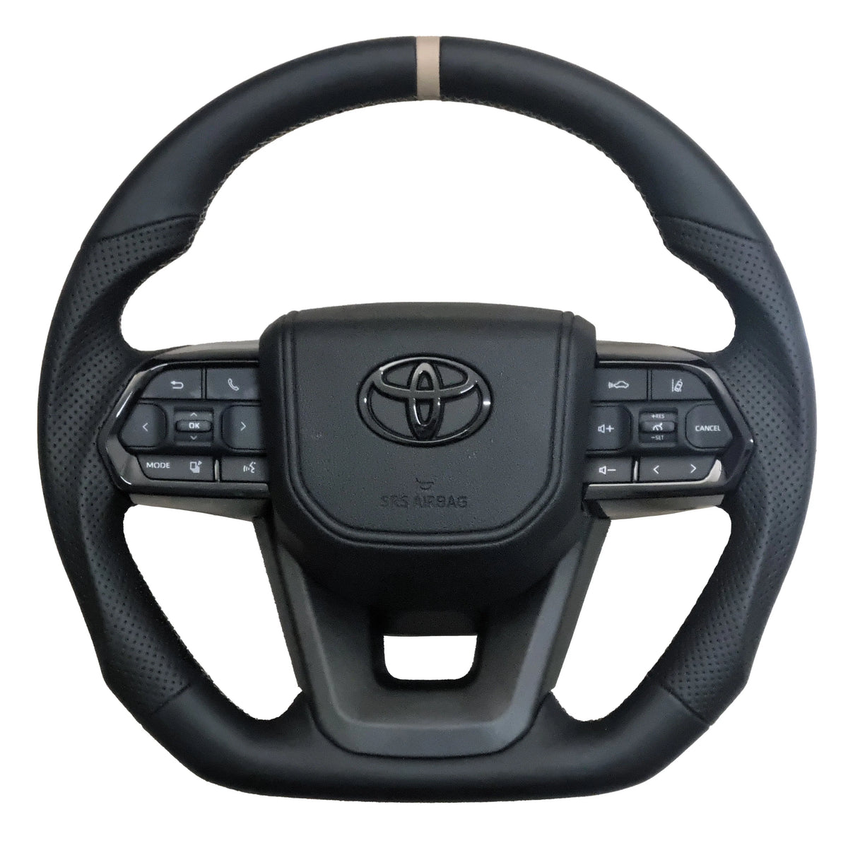Toyota VX300 Sandy Beige Stripe Steering Wheel